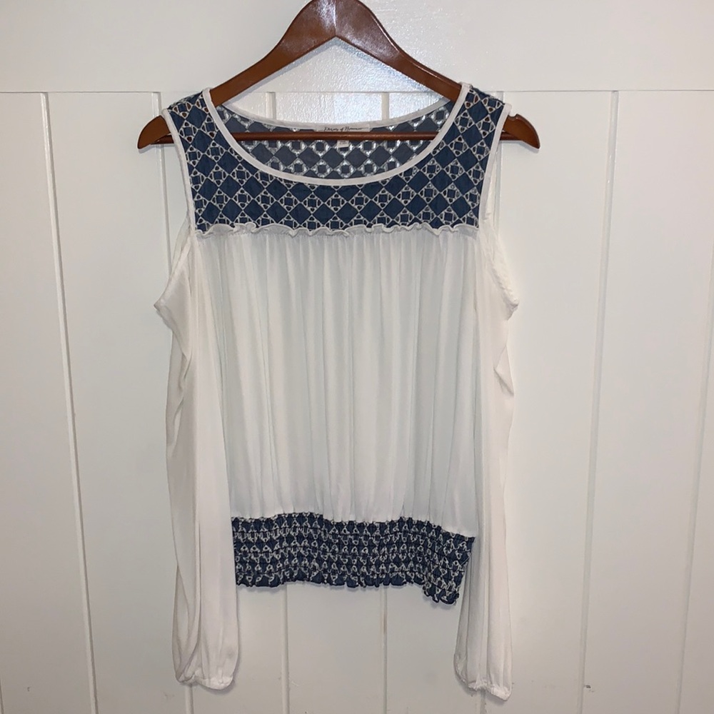 Off the Shoulder Flowy Blouse